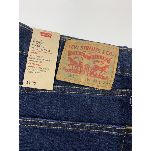 Levi's Other - BRAND NEW WITH TAGS - Men's Levi's Pants 34/30 505 Regular Stretch Jeans